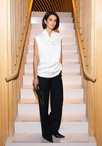 Ксения Соловьёва, Иван Хохлов и сёстры Голомаздины на презентации коллекции 12 Storeez в ГУМе