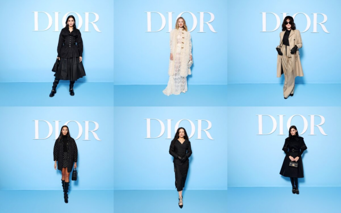 Звезды, одетые в Dior на показе коллекции Весна-Лето 2025