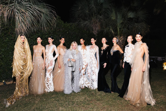 Модный Дом YANINA Couture впервые провел закрытый показ знаковых кутюрных образов