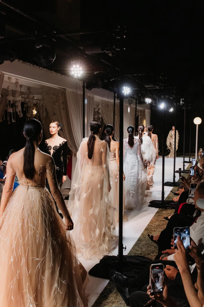 Модный Дом YANINA Couture впервые провел закрытый показ знаковых кутюрных образов