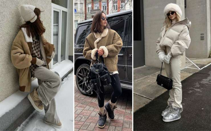 Угги, дутики, moon boots: как носить теплую обувь и выглядеть аккуратно