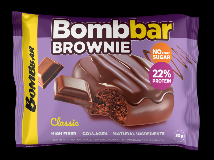 На любой вкус и цвет: плотные и воздушные батончики брауни от Bombbar