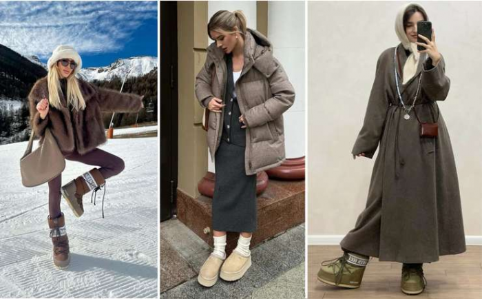 Угги, дутики, moon boots: как носить теплую обувь и выглядеть аккуратно