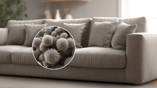 Мягкая мебель накапливает пыль, шерсть и аллергены