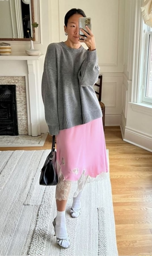 Как носить платья в ноябре?