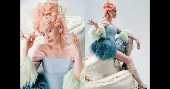 Наталья Давыдова снялась в образе Марии-Антуанетты в честь 43-летия