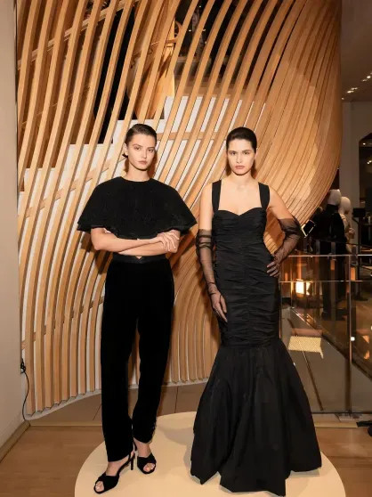 Ксения Соловьёва, Иван Хохлов и сёстры Голомаздины на презентации коллекции 12 Storeez в ГУМе