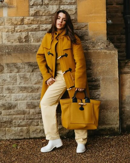 Модный дафлкот: стильные образы, советы стилиста и лучшие цвета сезона