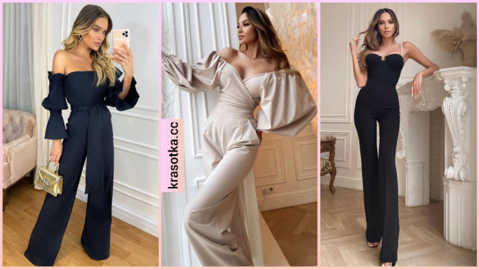 Как и с чем носить вечерний комбинезон: 12 обольстительных идей на 2025 год