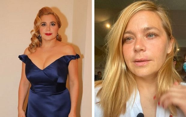 «Как будто рождена с помадой»: зачем Юлия Пересильд брала косметичку в космос, и почему звезды не боятся показать себя без макияжа