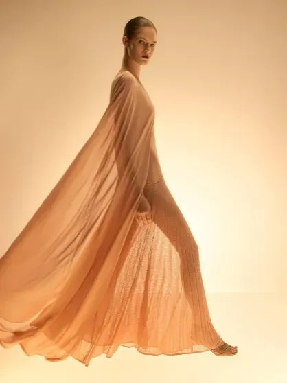 Ксения Соловьёва, Иван Хохлов и сёстры Голомаздины на презентации коллекции 12 Storeez в ГУМе