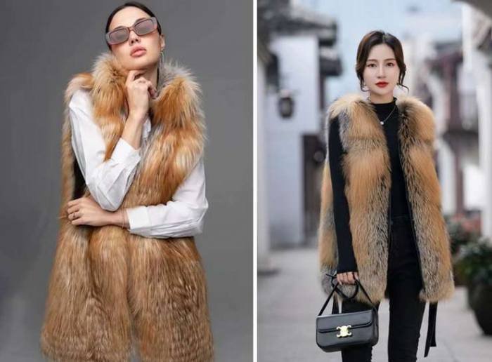 Меховые жилетки опять в тренде: какие выбрать и как носить осенью и зимой