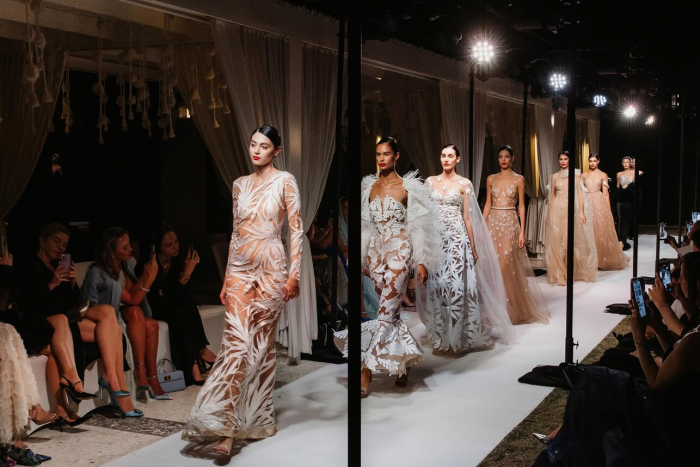 Модный Дом YANINA Couture впервые провел закрытый показ знаковых кутюрных образов