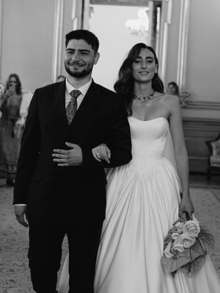 Трогательная церемония в ЗАГСе, караоке под аккомпанемент рояля и танцевальная битва в завершение вечера - свадьба пары из Санкт Петербурга