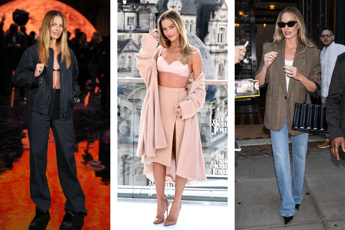 Образы Марго Робби из вещей российских брендов