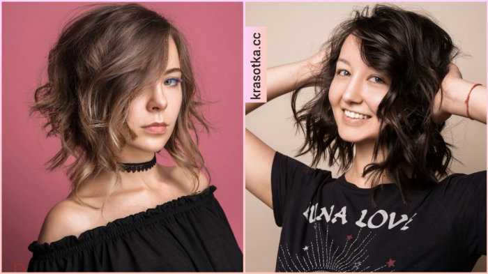 11 стильных стрижек на волнистые волосы средней длины на 2025 год